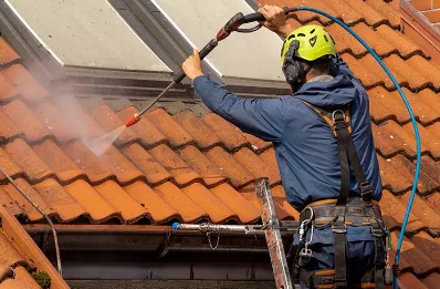 Démoussage et hydrofuge de toiture aux Mujouls